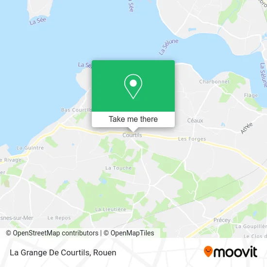 La Grange De Courtils map