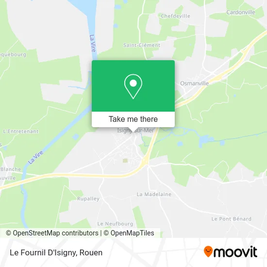 Le Fournil D'Isigny map