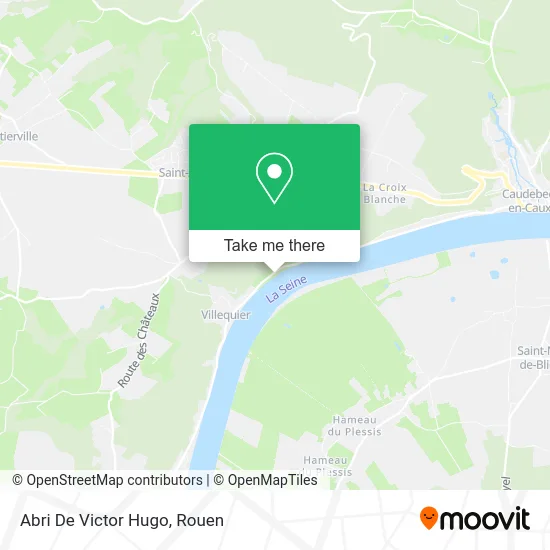 Abri De Victor Hugo map