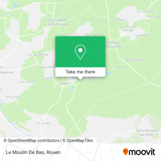 Le Moulin De Bas map