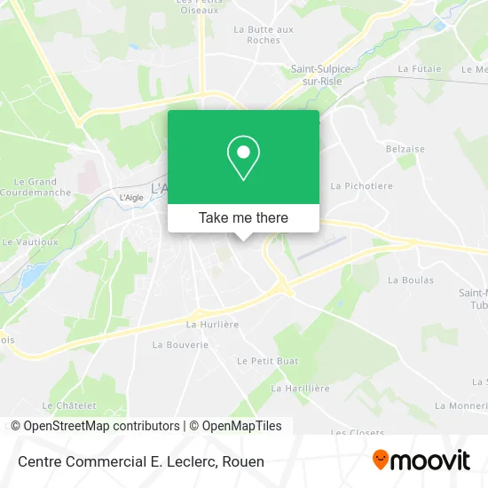 Centre Commercial E. Leclerc map