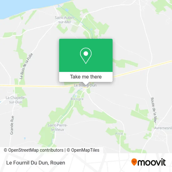 Le Fournil Du Dun map