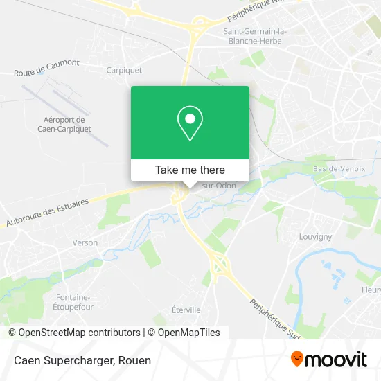 Caen Supercharger map