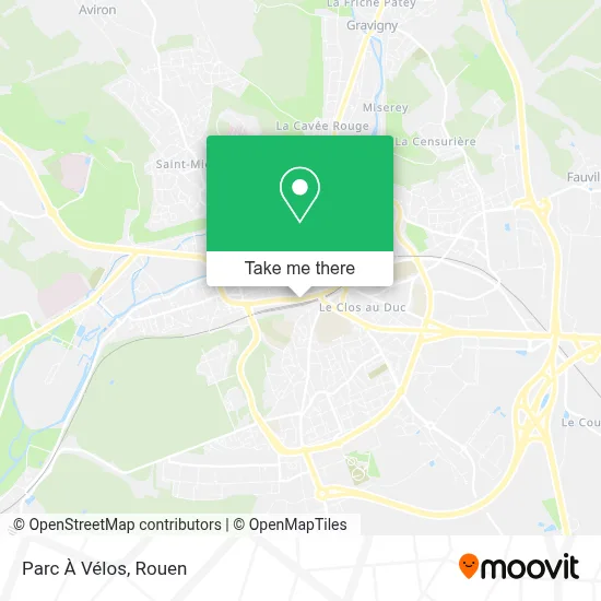 Parc À Vélos map