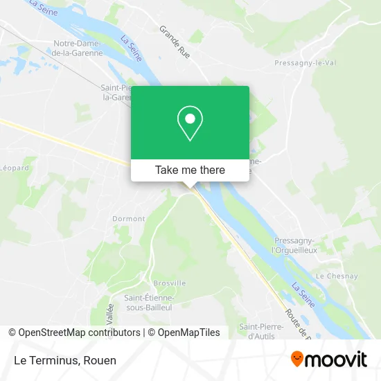 Le Terminus map