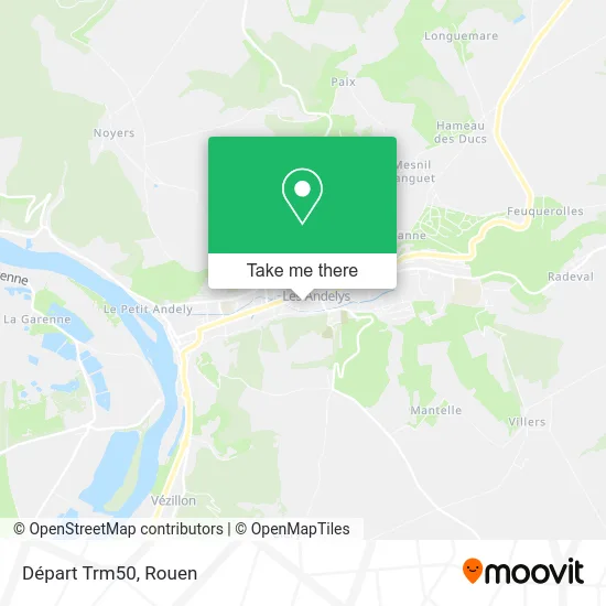 Départ Trm50 map