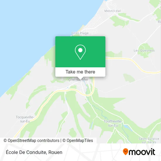 École De Conduite map