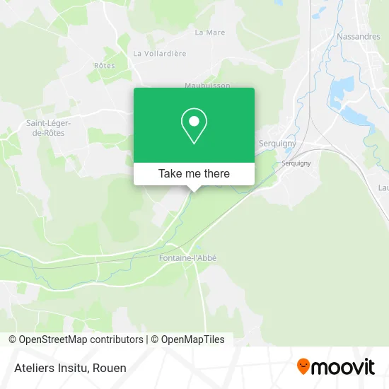Ateliers Insitu map