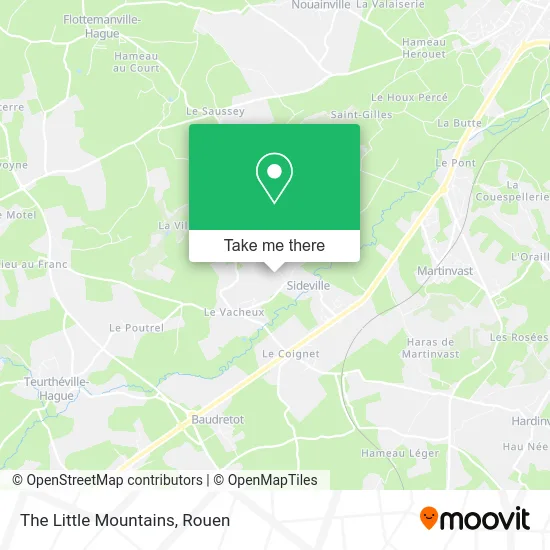 Les Petits Monts map