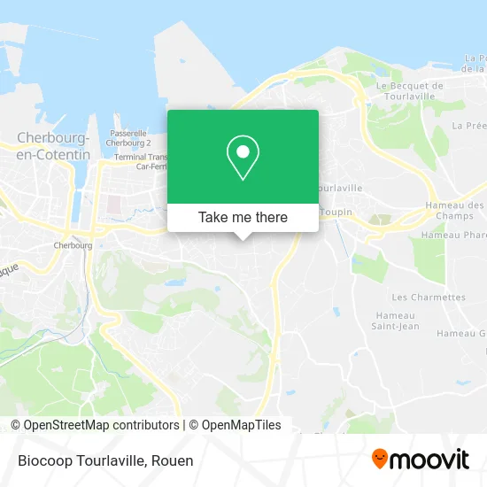 Biocoop Tourlaville map