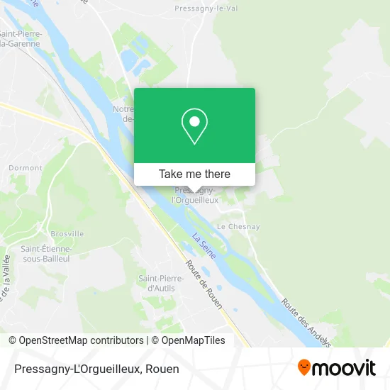 Pressagny-L'Orgueilleux map