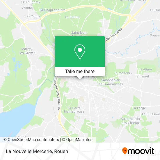 La Nouvelle Mercerie map