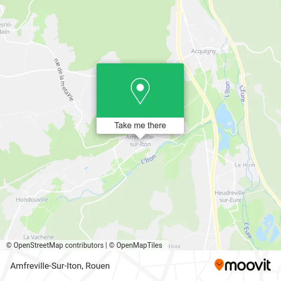 Amfreville-Sur-Iton map