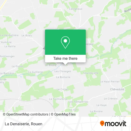 La Denaiserie map