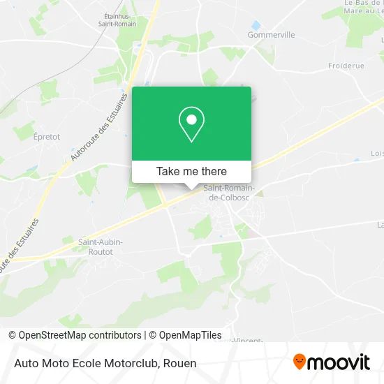 Auto Moto Ecole Motorclub map