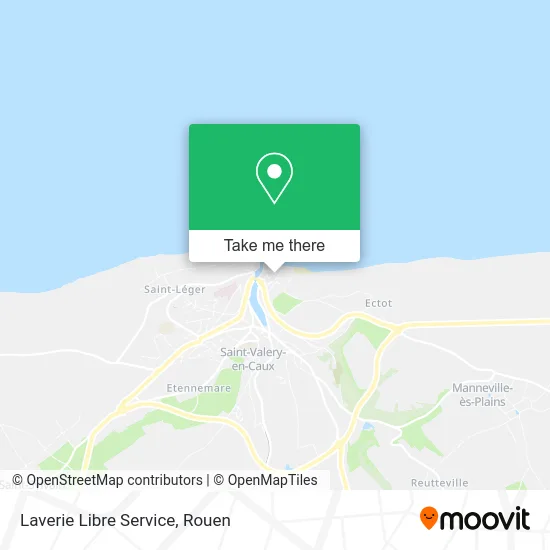 Laverie Libre Service map