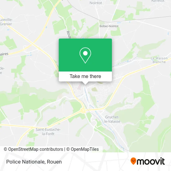 Police Nationale map