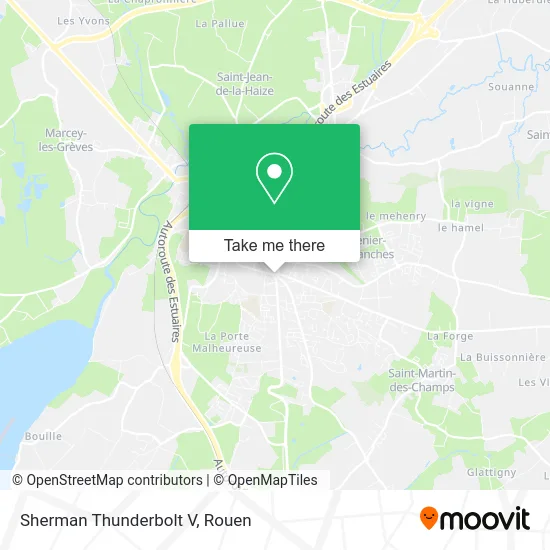 Sherman Thunderbolt V map