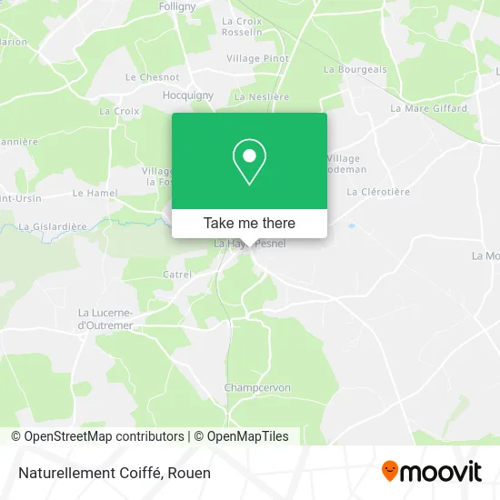 Naturellement Coiffé map