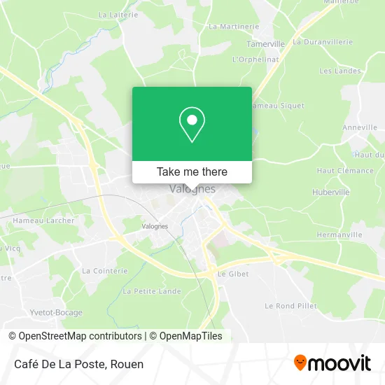 Café De La Poste map