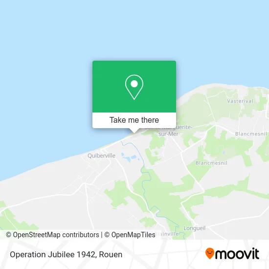 Operation Jubilee 1942 map