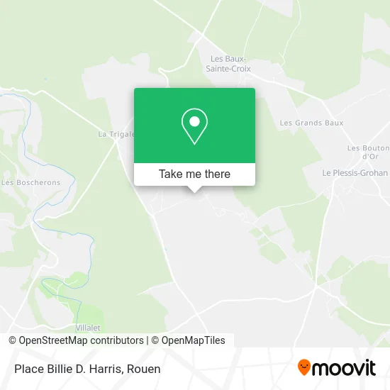 Place Billie D. Harris map