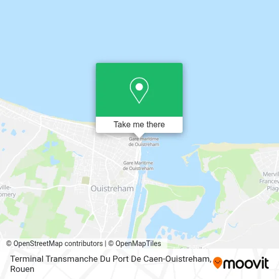 Terminal Transmanche Du Port De Caen-Ouistreham map