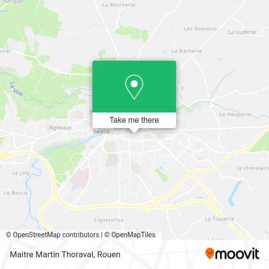 Maitre Martin Thoraval map