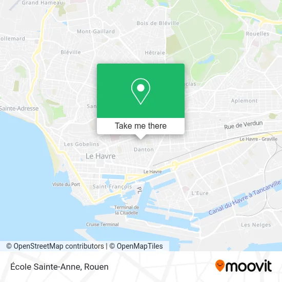 École Sainte-Anne map