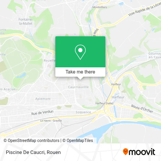 Piscine De Caucri map