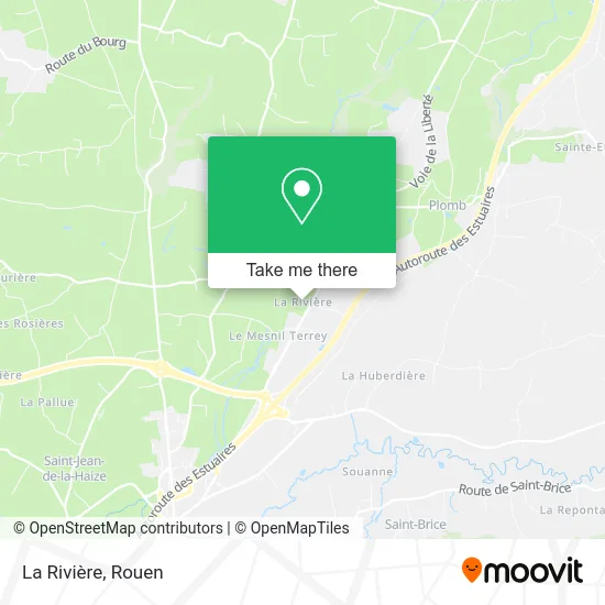 La Rivière map