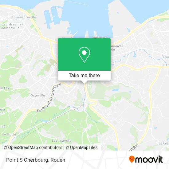 Point S Cherbourg map