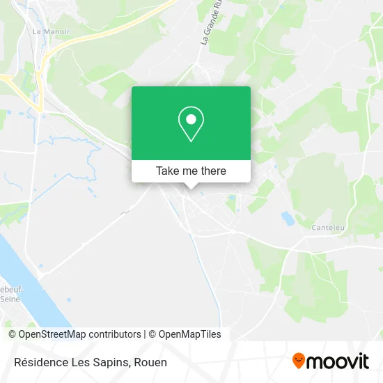 Résidence Les Sapins map