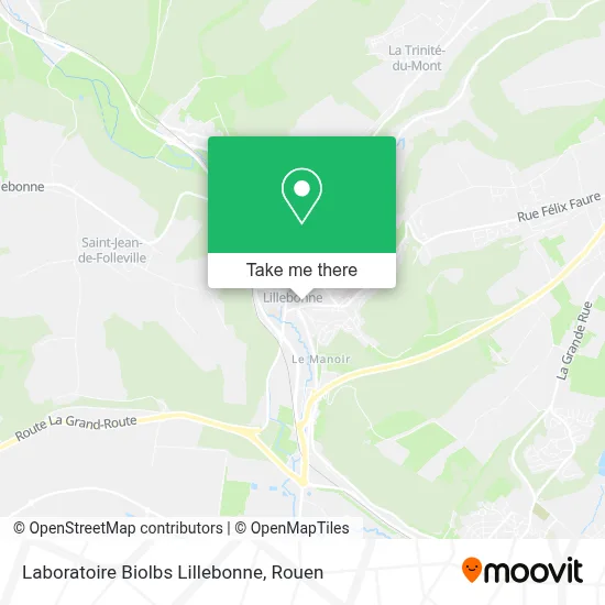 Laboratoire Biolbs Lillebonne map