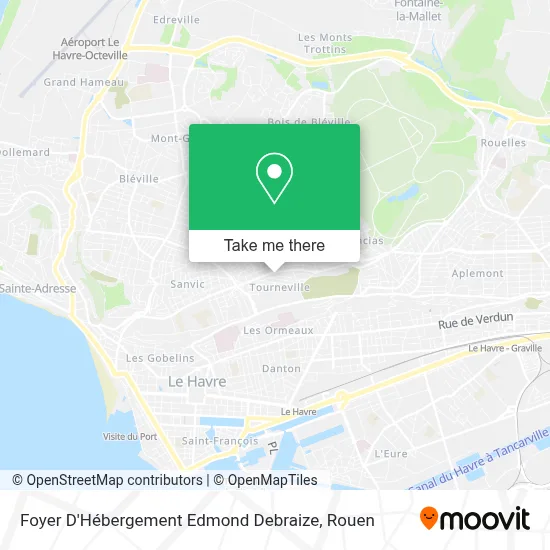 Foyer D'Hébergement Edmond Debraize map