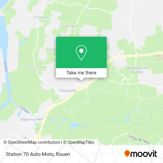 Station 70 Auto-Moto map