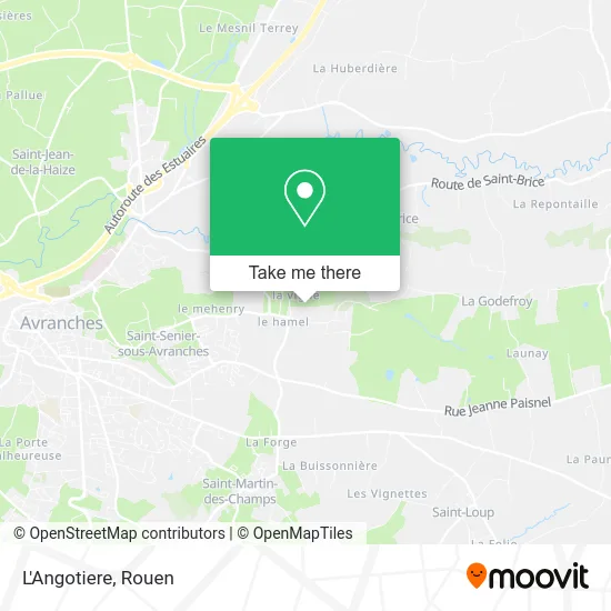 L'Angotiere map