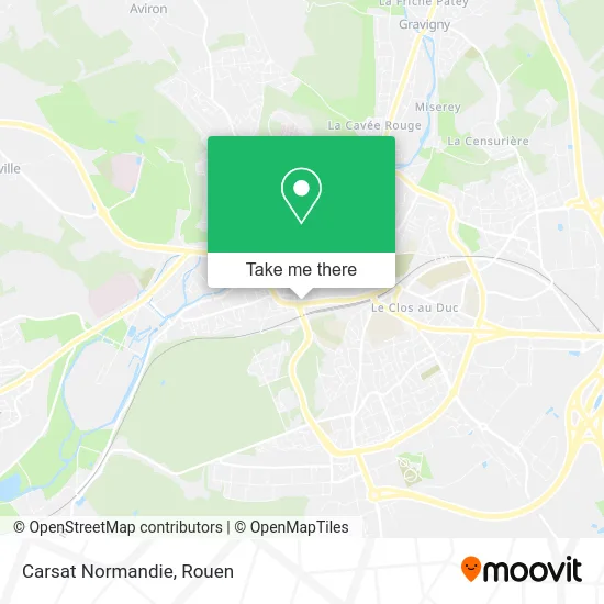 Carsat Normandie map