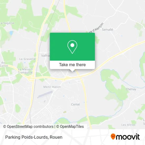 Parking Poids-Lourds map