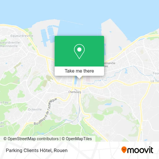 Parking Clients Hôtel map