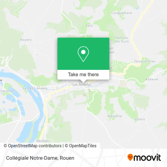 Collégiale Notre-Dame map