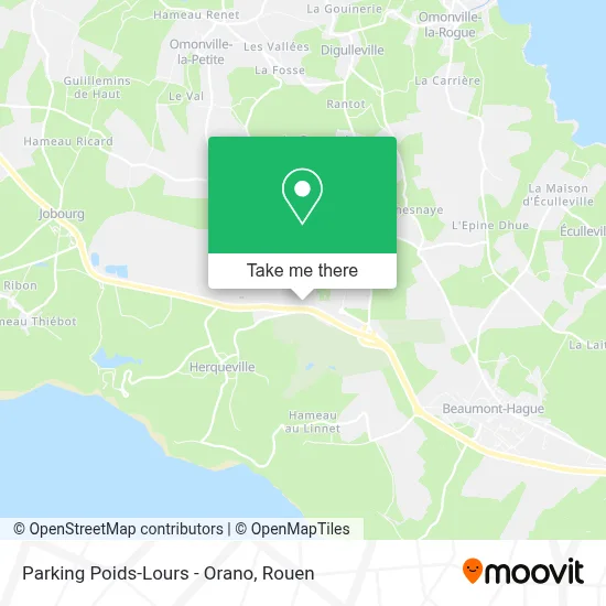 Mapa Parking Poids-Lours - Orano