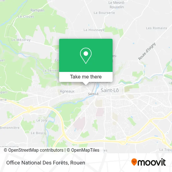 Office National Des Forêts map