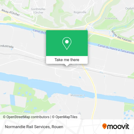 Normandie Rail Services map