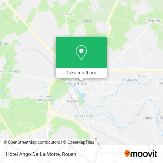 Hôtel Ango-De-La-Motte map