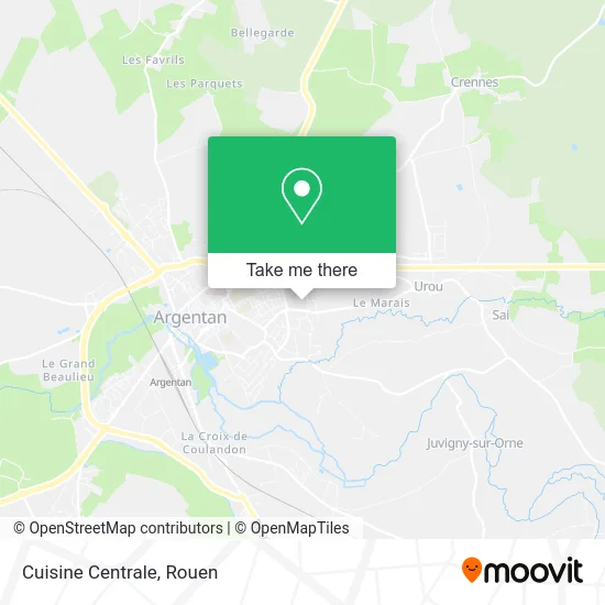 Cuisine Centrale map