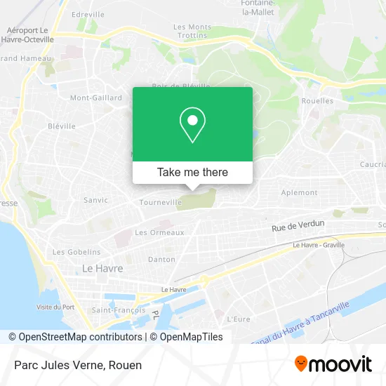 Parc Jules Verne map