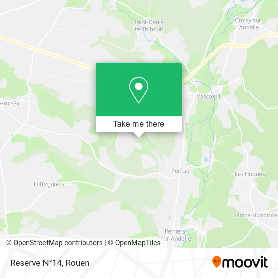 Reserve N°14 map