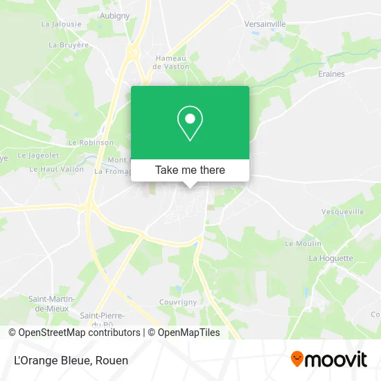 L'Orange Bleue map