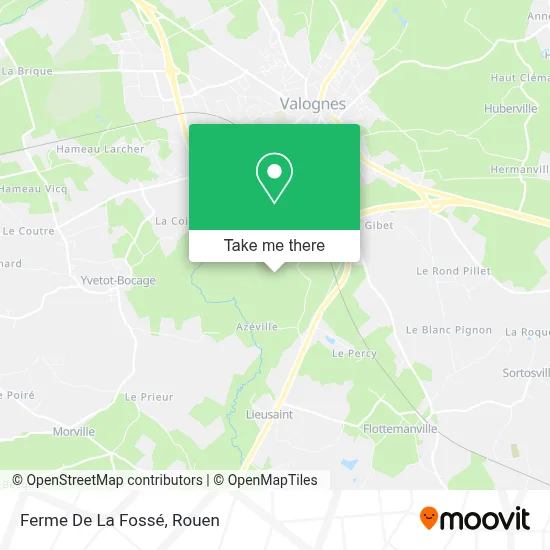 Ferme De La Fossé map